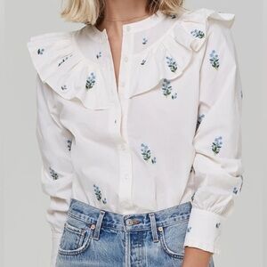 Citizens of Humanity Evie blouse-Bluebell